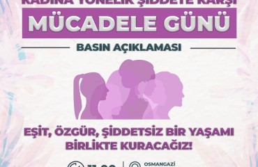 Kadına şiddete karşı dayanışma ile yan yana..