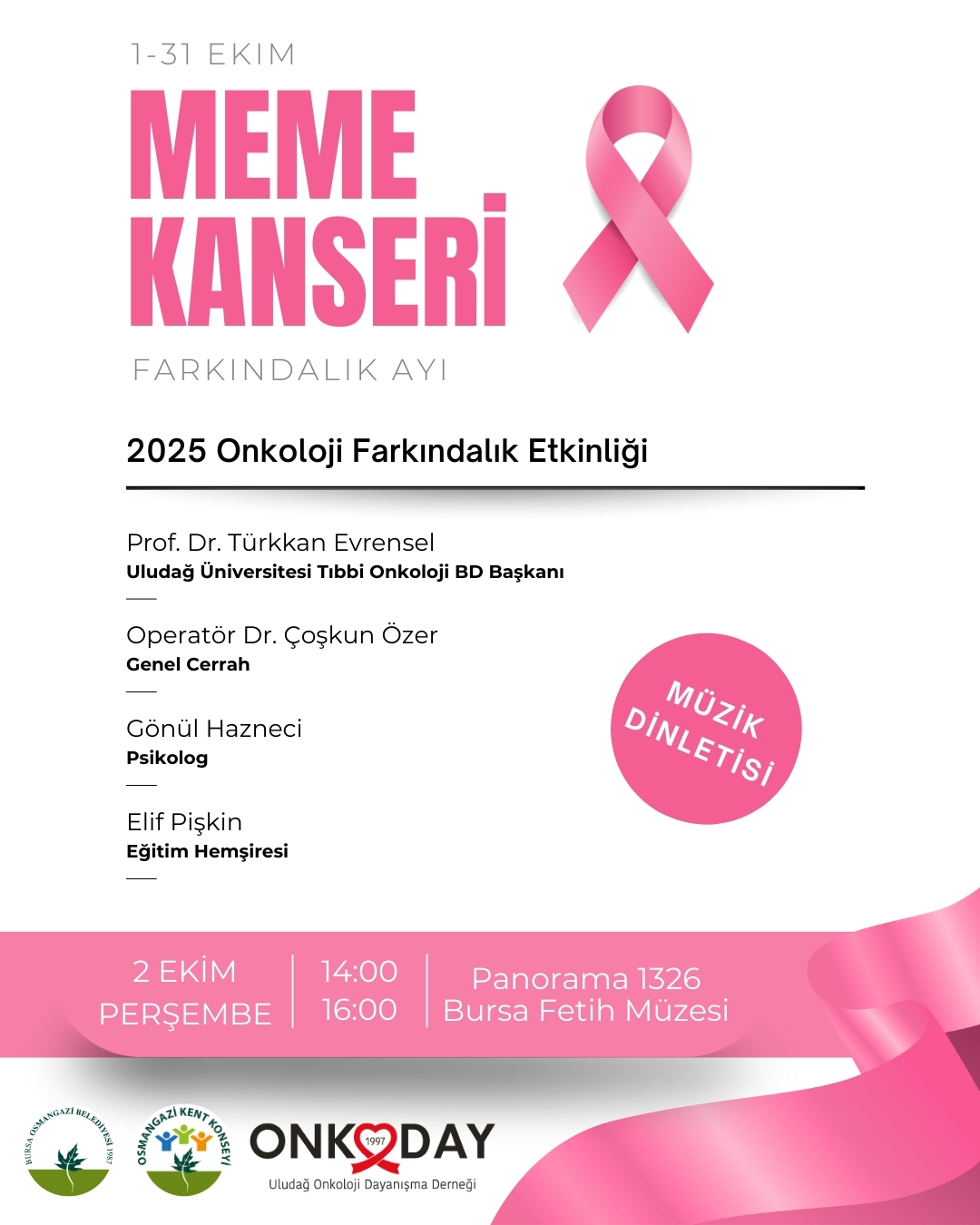 2025 Onkoloji Farkındalık Etkinliğinde Buluşuyoruz!